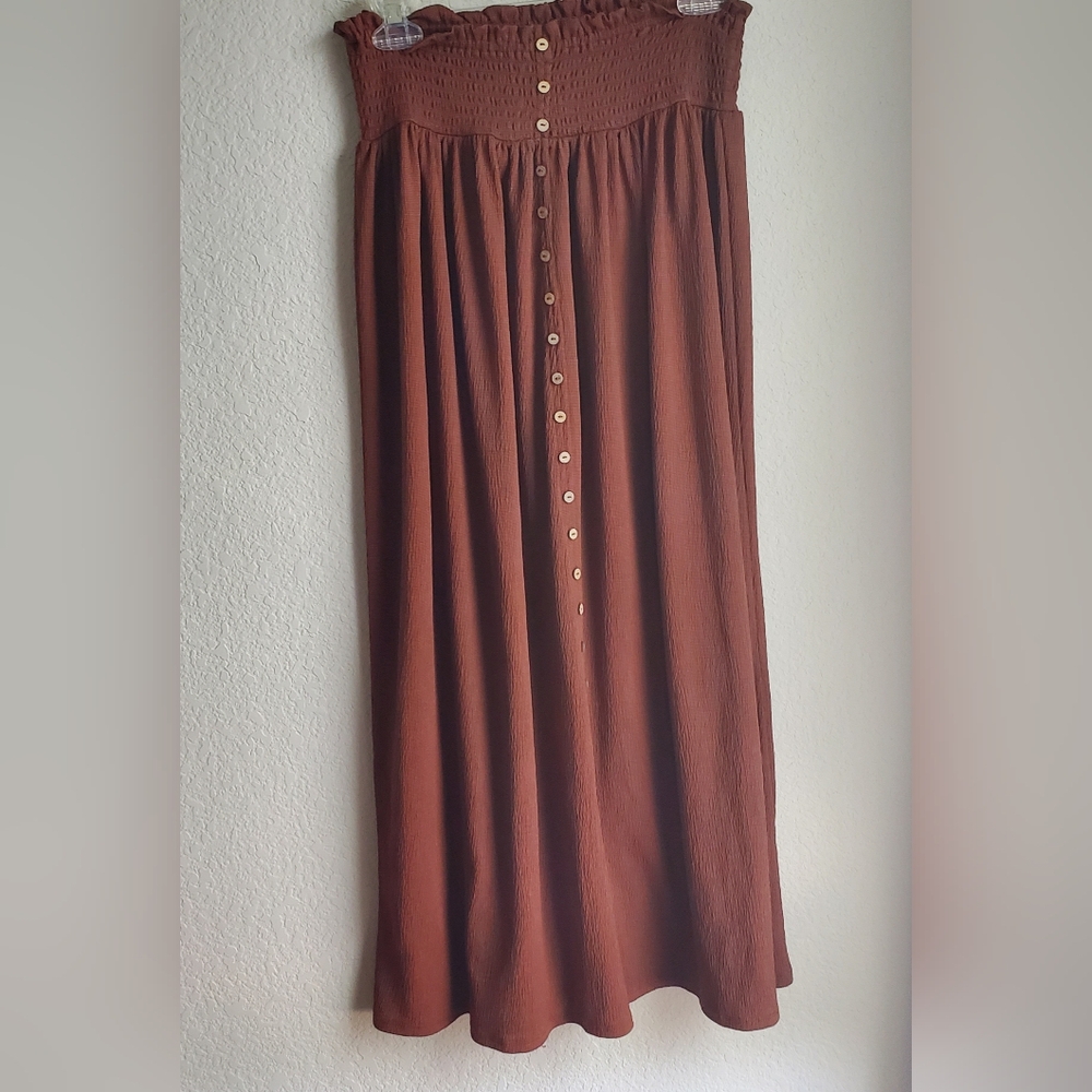 Cato Brown Maxi Skirt